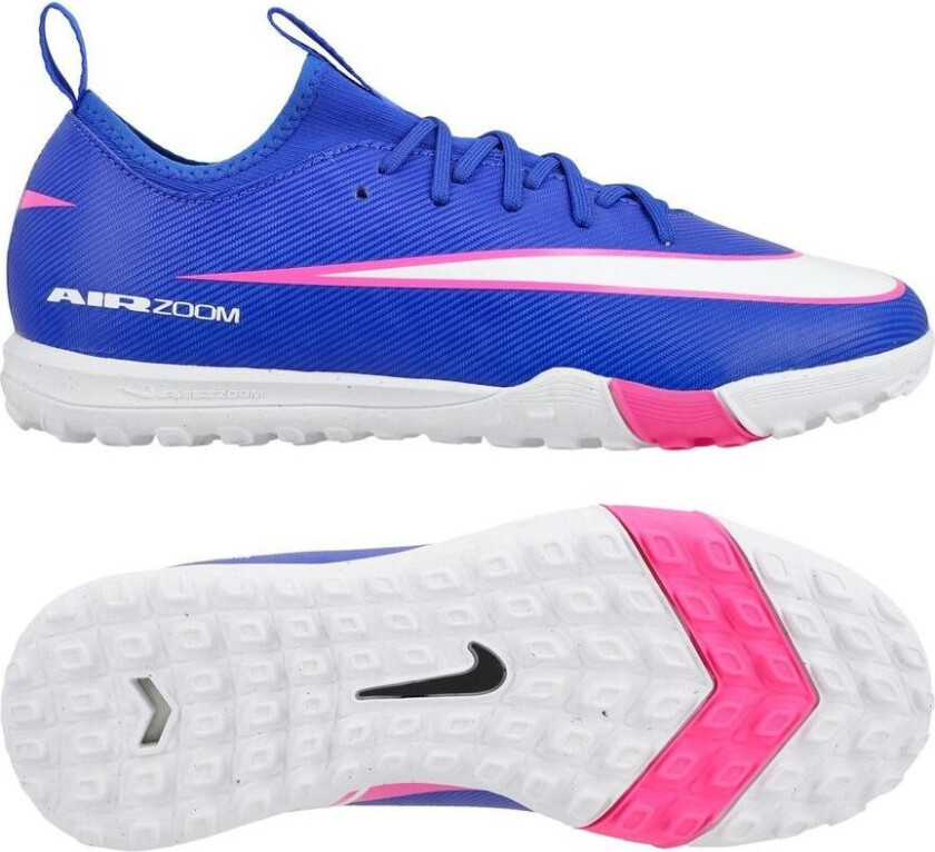 Air Zoom Mercurial Vapor 16 Academy TF Attack - Blå/Hvit Barn - Turf (TF), størrelse 34