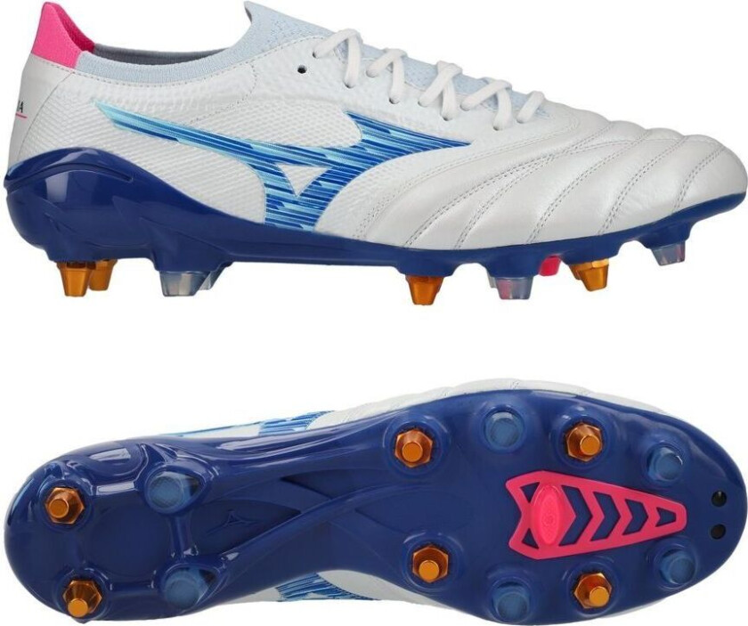 Morelia Neo Iv Beta Made In Japan Sg Urban Electric - Hvit/turkis/rosa - Vått Gress (Sg), størrelse 39