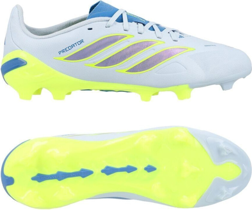 Predator League Fg Ice Cold Precision - Crystal Sky/ray Blue/gul Barn - Gress (Fg), størrelse 33½