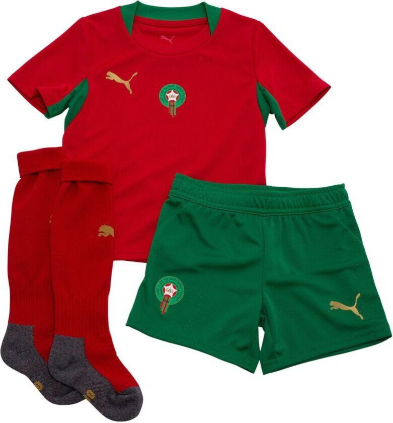 Marokko Hjemmedrakt World Cup 2026 Mini-kit Barn - PUMA, størrelse 110 cm