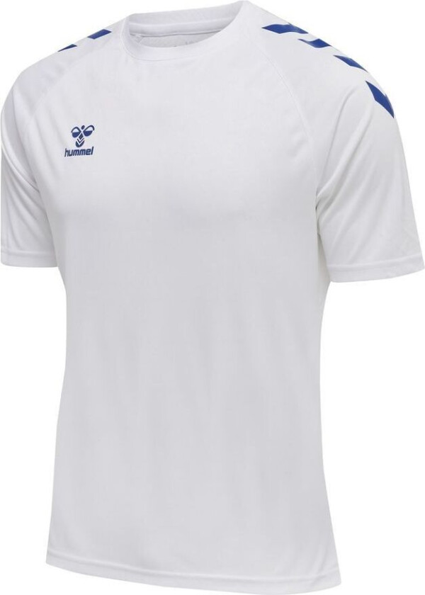 Spillerdrakt Core - Hvit/Blå, størrelse Small