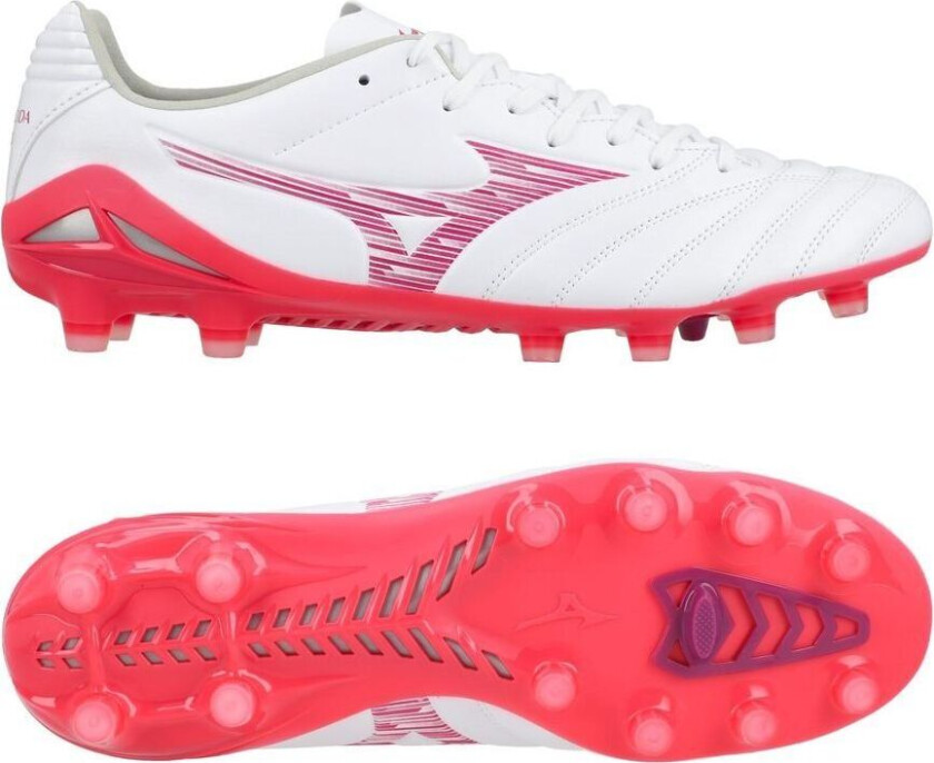 Monarcida Neo Iii Pro Fg Blazing Flair - Hvit/rosa - Gress (Fg), størrelse 42