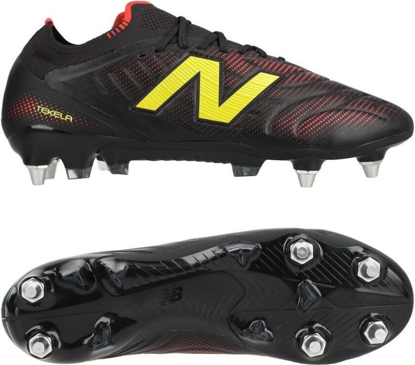 Tekela V5 Elite Low Cut Sg Live Wire - Svart/gul - Vått Gress (Sg), størrelse 44