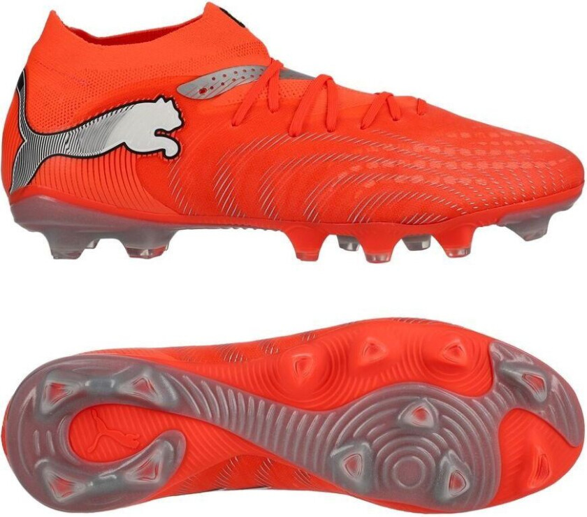 Future 9 Pro FG/AG Unleashed - rød/ White/ Svart/ Sølv, størrelse 44