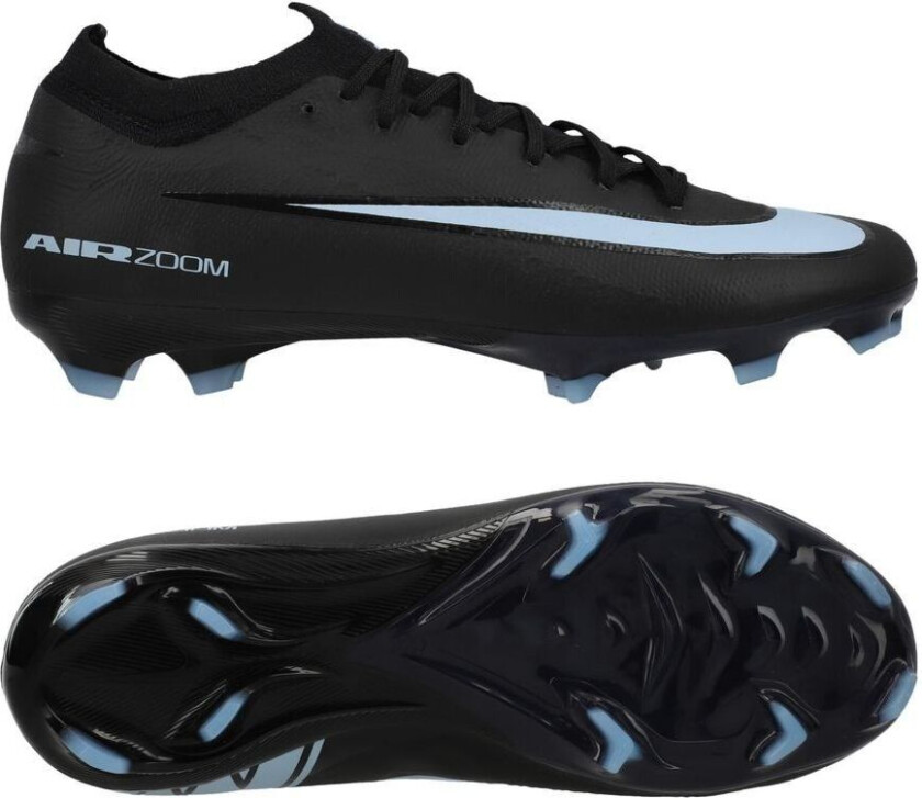 Air Zoom Mercurial Vapor 16 Pro FG Shadow - Svart/Isblå - Gress (FG), størrelse 37½