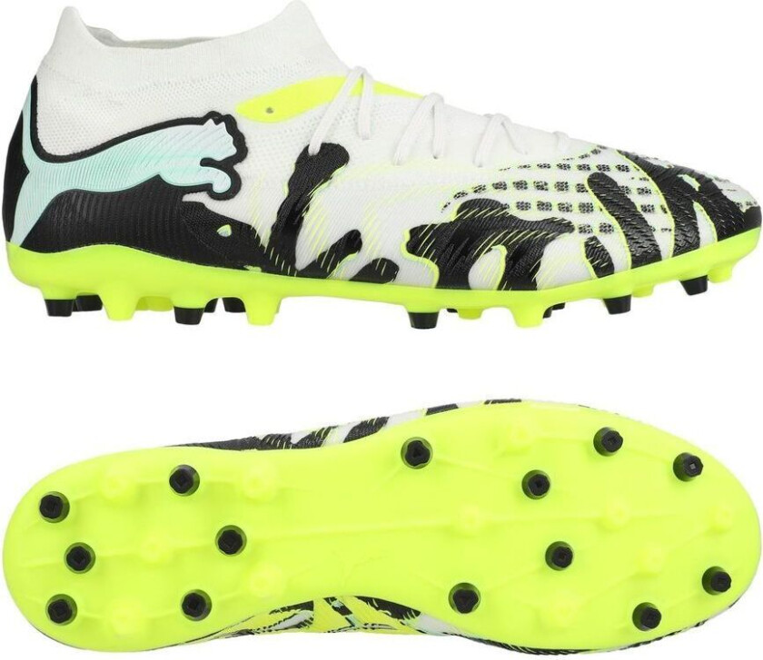 Future 9 Match Mg Creativity - Gul/mint/ White/ Svart - Multi Ground (Mg), størrelse 41