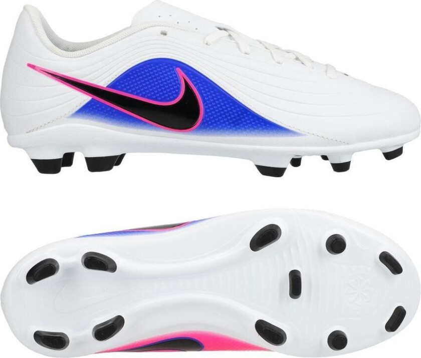 Tiempo Maestro Club MG Attack - Hvit/Svart/Blå/Rosa Barn - Multi Ground (MG), størrelse 36