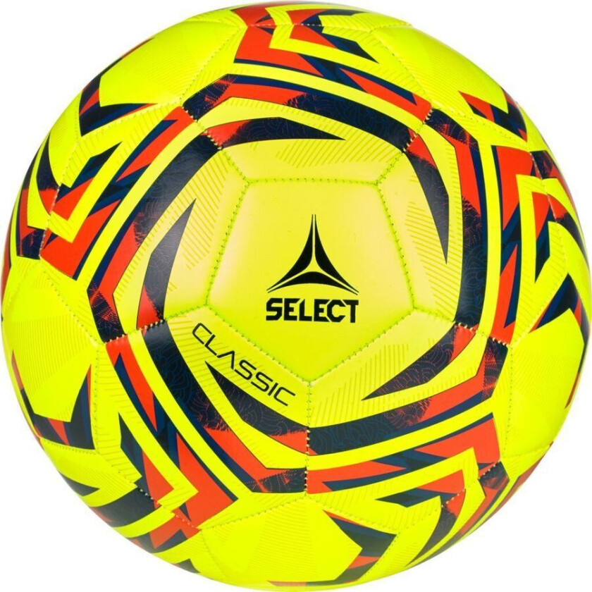 Fotball Classic V25 - Gul/rød, størrelse Ball SZ. 3