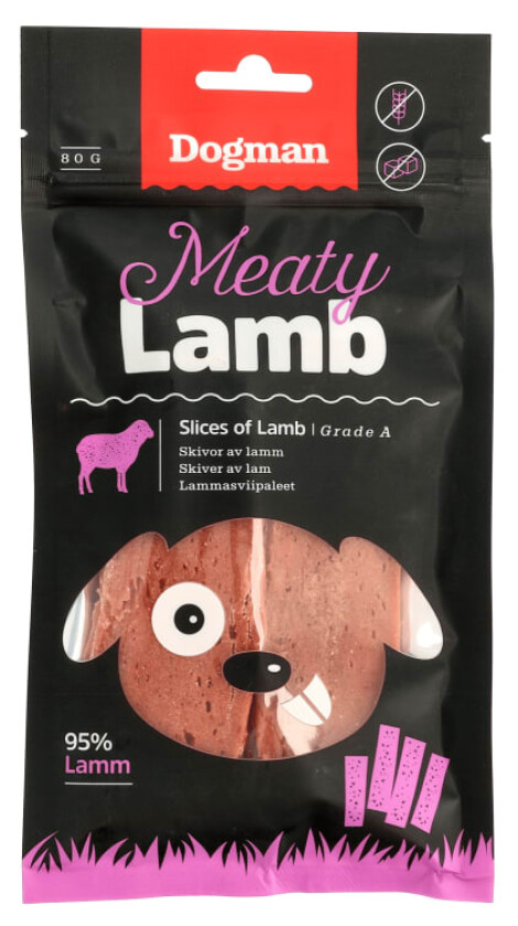 Hundesnacks Slices Of Lamb 80g