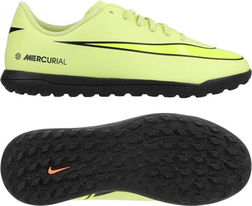 Mercurial Vapor 16 Club TF Max Voltage - Gønn/Volt/Hyper Crimson Barn - Turf (TF), størrelse 33½