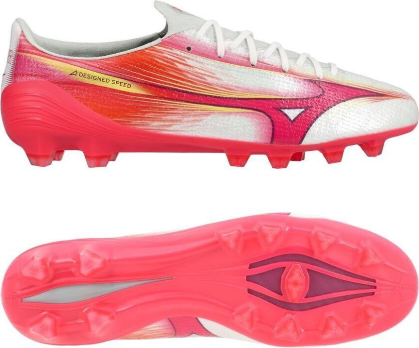 Alpha Iii Elite Fg Blazing Flair - Hvit/rosa - Gress (Fg), størrelse 44