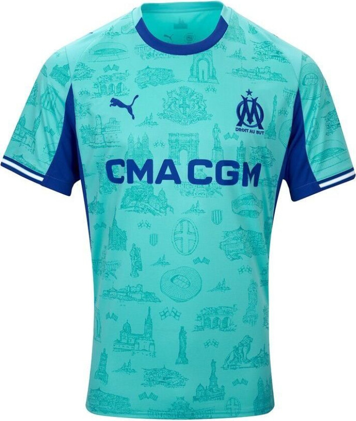 Marseille 4. Keeperdrakt 2025/26 - PUMA, størrelse Medium