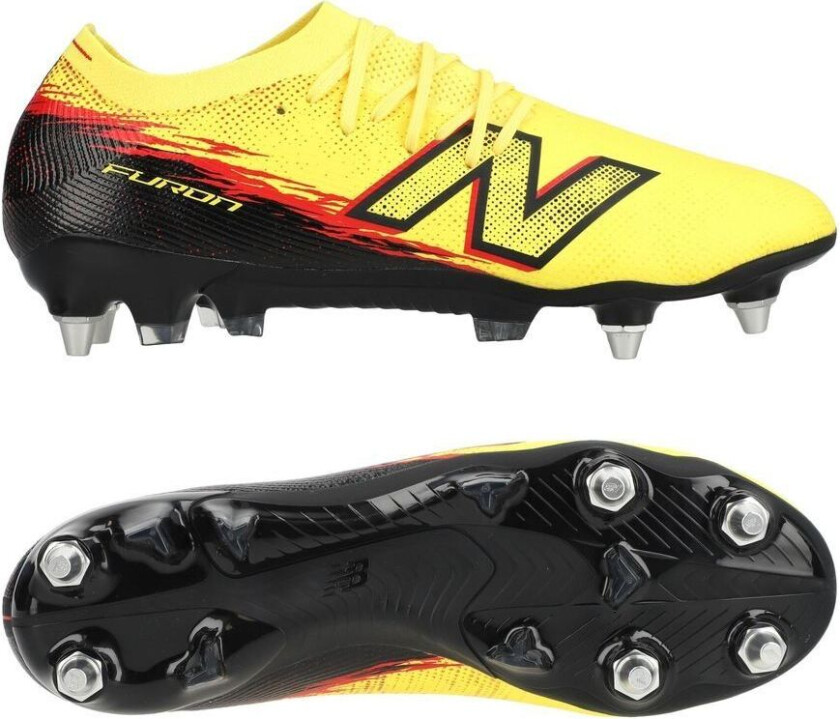 Furon V8 Elite Sg Live Wire - Gul/svart - Vått Gress (Sg), størrelse 44