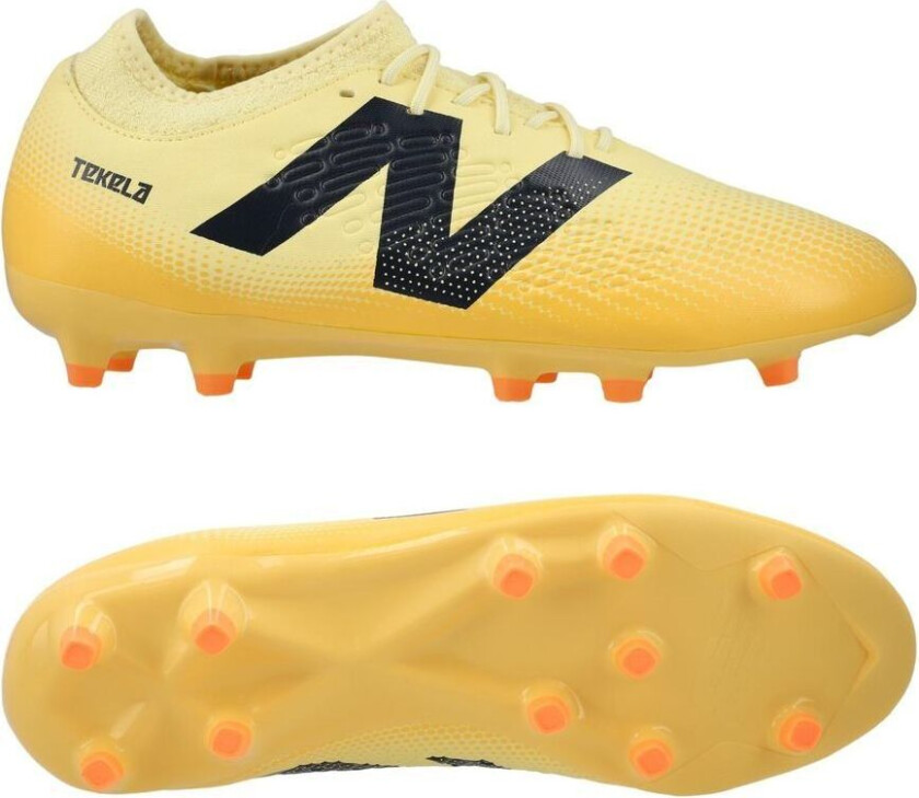 Tekela V4 Magique Fg Energy Rush - Pergament/svart/oransje - Gress (Fg), størrelse 44½