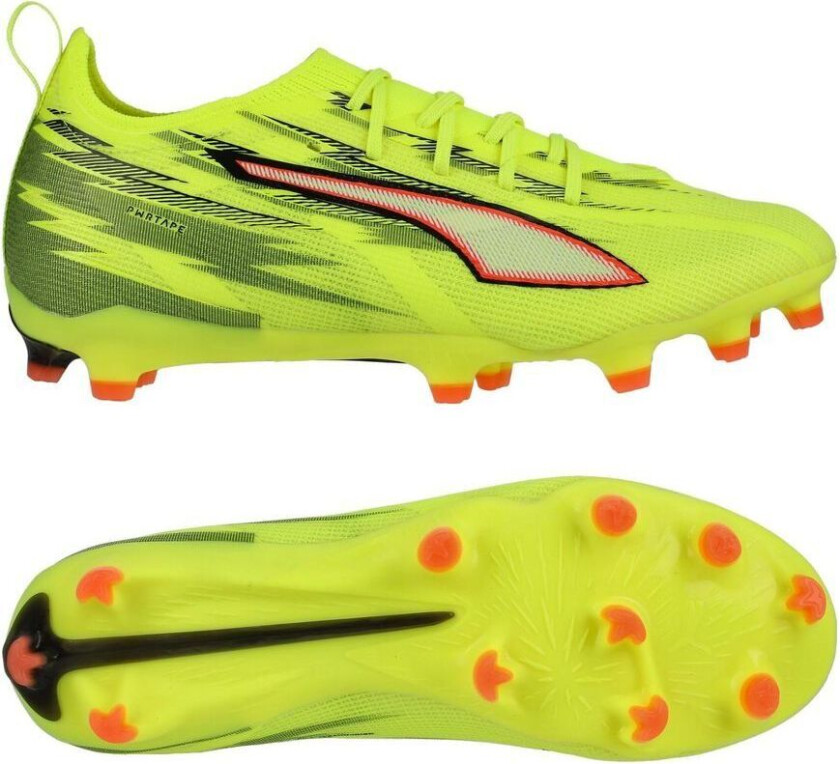Ultra 6 Pro FG/AG Unleashed - Gul/ Svart/rød/Lime Squeeze Barn, størrelse 38½