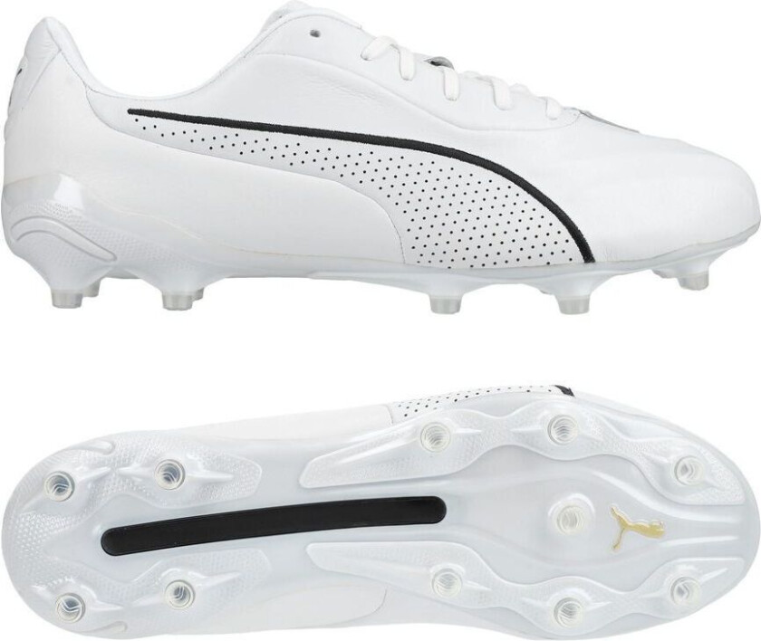 King Platina Fg/ag - White/metallisk Gull/ Svart Limited Edition, størrelse 44