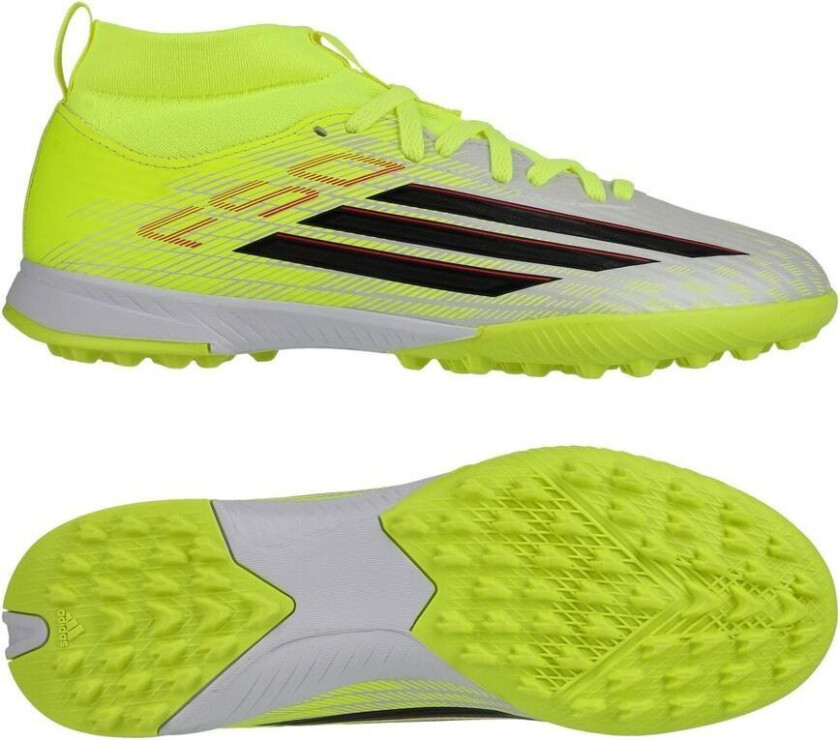 F50 League Mid Tf Born For Goals - Gul/svart/lucid Red Barn - Turf (Tf), størrelse 36⅔