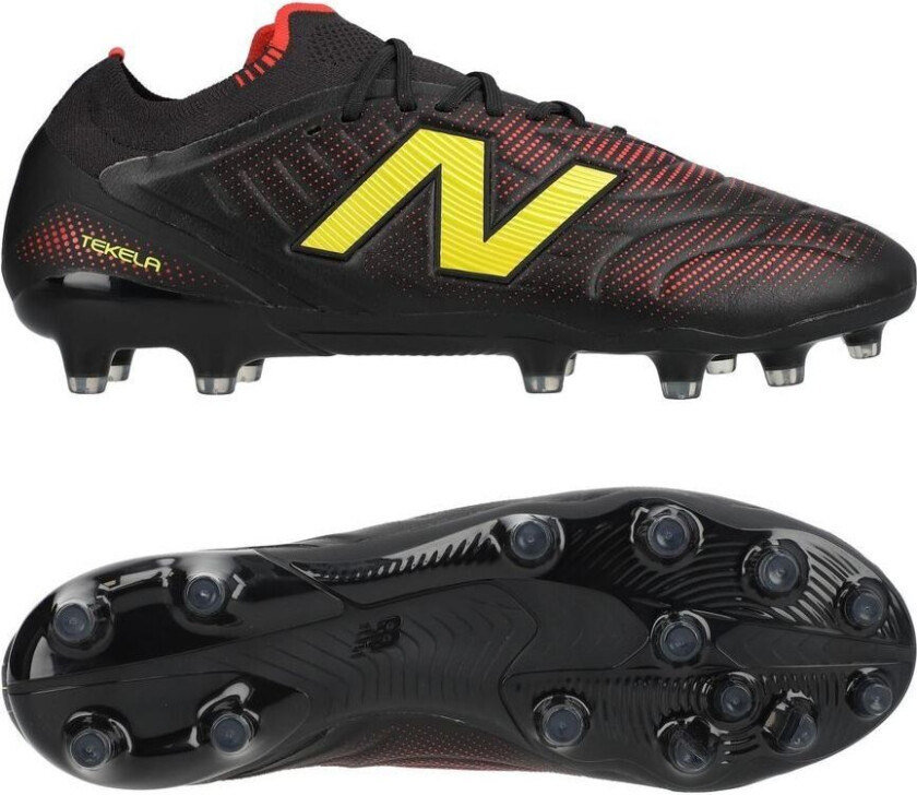 Tekela V5 Elite Low Cut Mg Live Wire - Svart/gul Kvinner - Multi Ground (Mg), størrelse 38