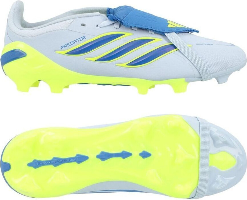 Predator Elite Fold-over Tongue Fg Ice Cold Precision - Crystal Sky/ray Blue/gul Barn - Gress (Fg), størrelse 33½