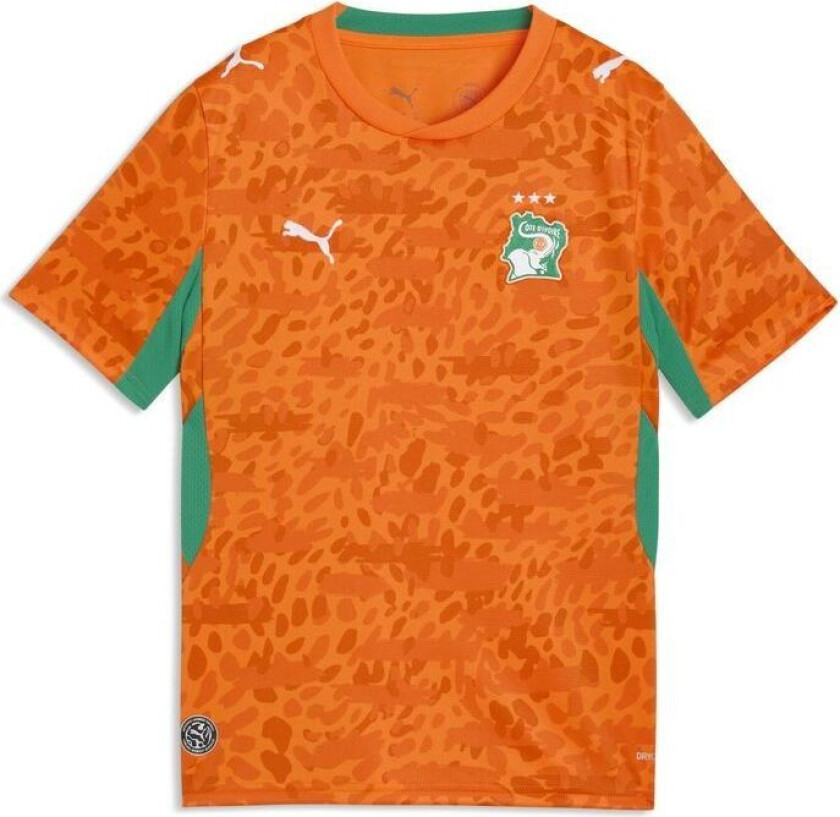 Elfenbenskysten Hjemmedrakt World Cup 2026 Barn - PUMA, størrelse 140 cm