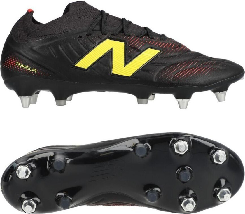 Tekela V5 Pro Low Cut Sg Live Wire - Svart/gul - Vått Gress (Sg), størrelse 43