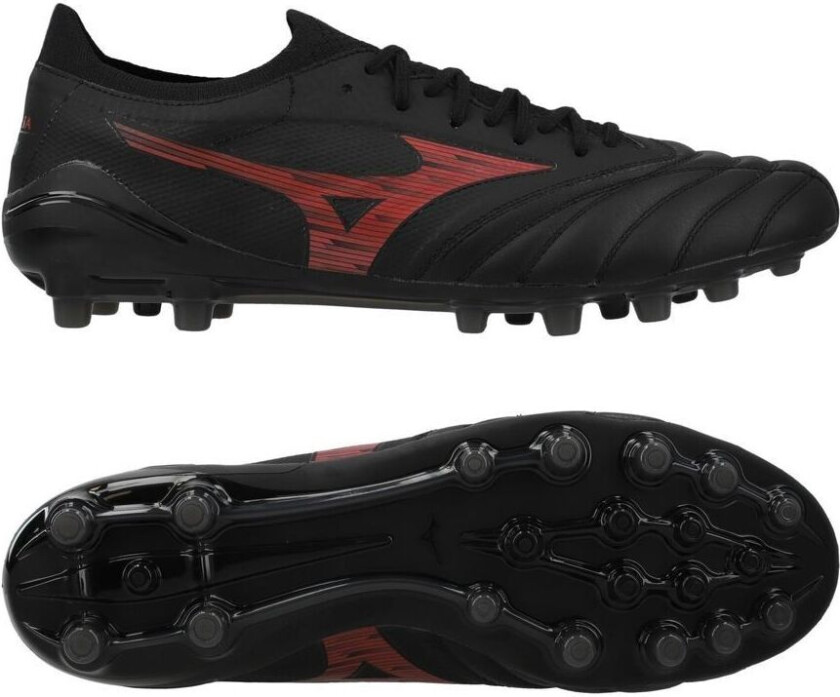 Morelia Neo IV Beta Elite AG Shadow Gem - Svart/rød - Kunstgress (AG), størrelse 39
