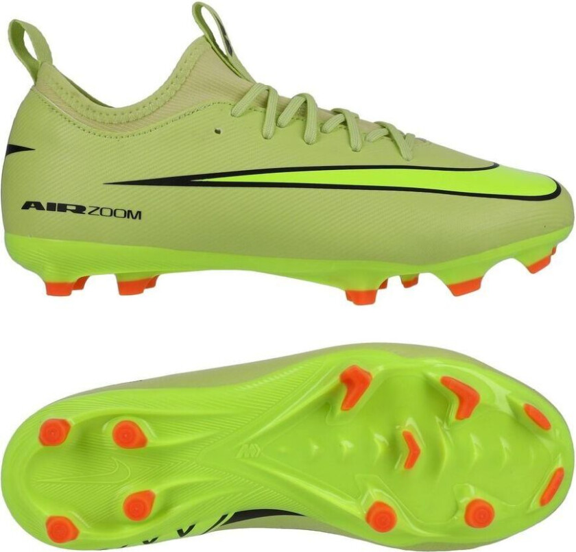 Air Zoom Mercurial Vapor 16 Academy MG Max Voltage - Gønn/Volt/Hyper Crimson Barn - Multi Ground (MG), størrelse 38