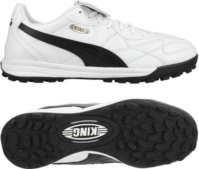 King Top Tt - White/ Svart - Turf (Tf), størrelse 46½