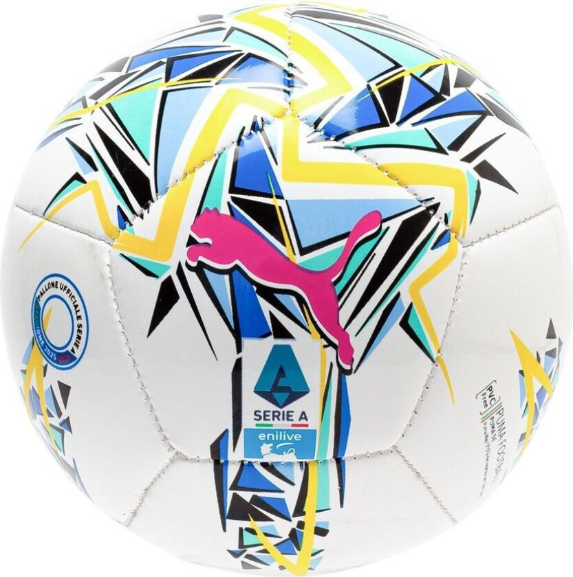 Fotball Serie A Orbita Mini - Hvit/multicolor, størrelse Mini
