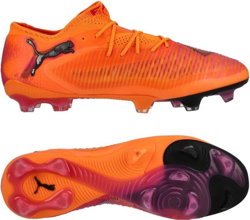 Future 8 Ultimate Lav Fg Hot Pursuit - Varmebrann/ Svart/ravish - Gress (Fg), størrelse 48