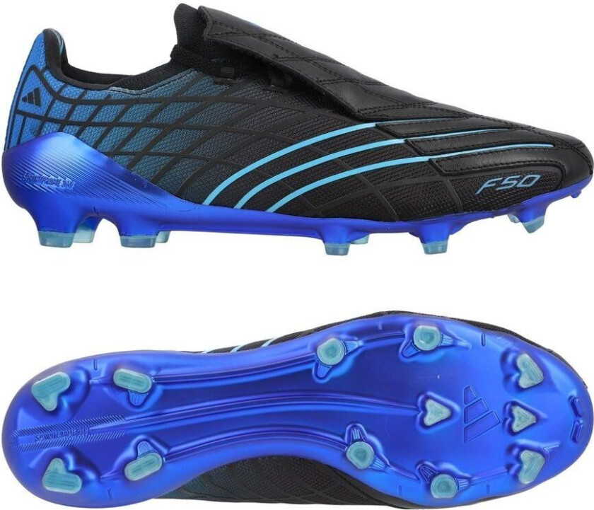 F50 Spider Elite FG - Svart/Blå/Blå/Navy LIMITED EDITION - Gress (FG), størrelse 43⅓
