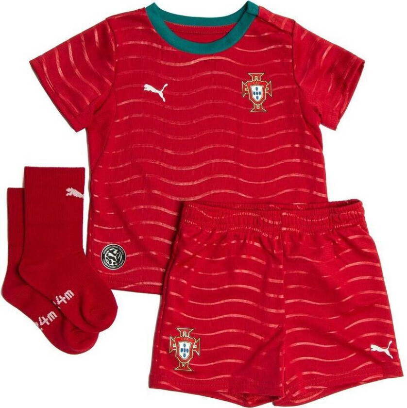 Portugal Hjemmedrakt World Cup 2026 Babysett Barn - PUMA, størrelse 74 cm