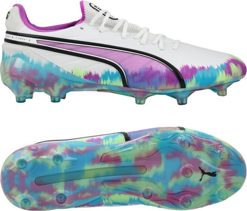 King Ultimate Fg/ag Brilliance - White/clyde Royal/ren Magenta/fizzy Apple Kvinner Limited Edition, størrelse 36