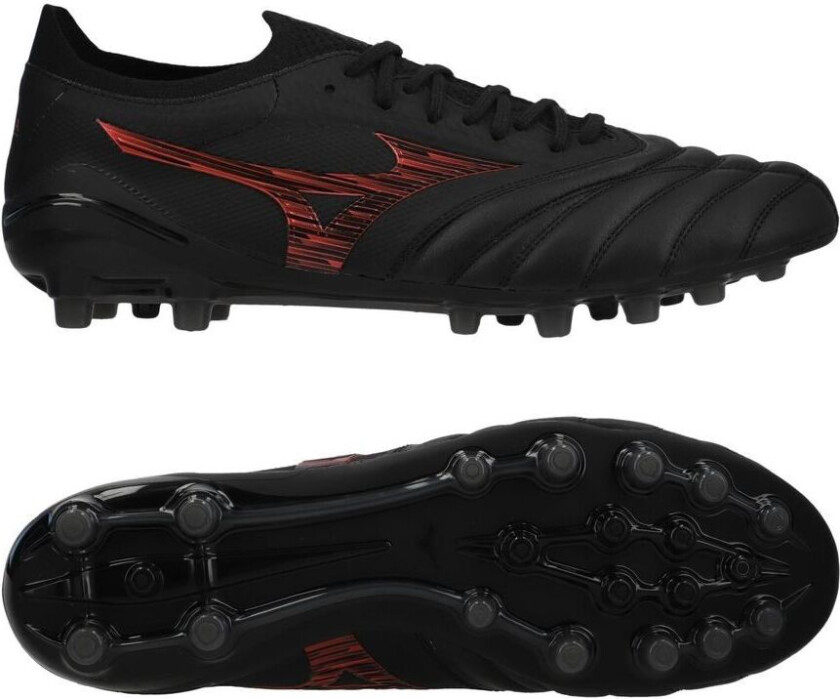 Morelia Neo IV Beta Made in Japan AG Shadow Gem - Svart/rød - Kunstgress (AG), størrelse 43