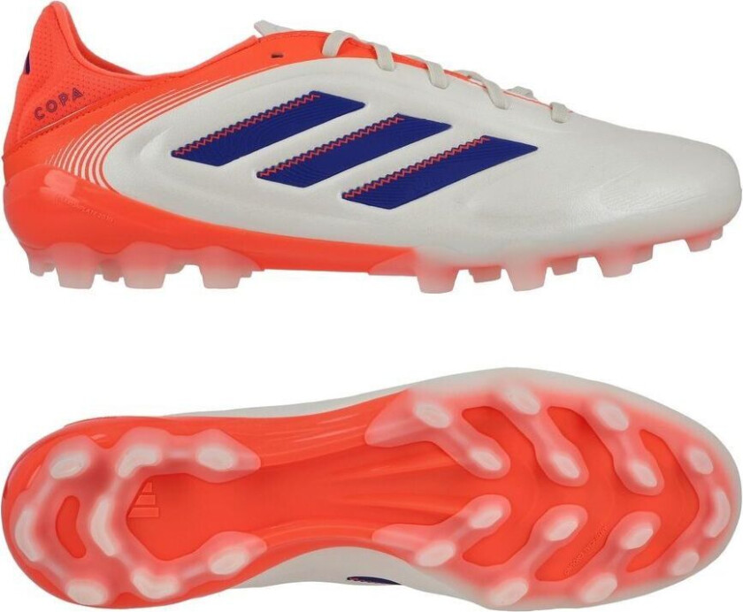 Copa Pure League Iii 2g/3g Ag Coral Blaze - Off White/lucid Blue/oransje - Kunstgress (Ag), størrelse 38⅔