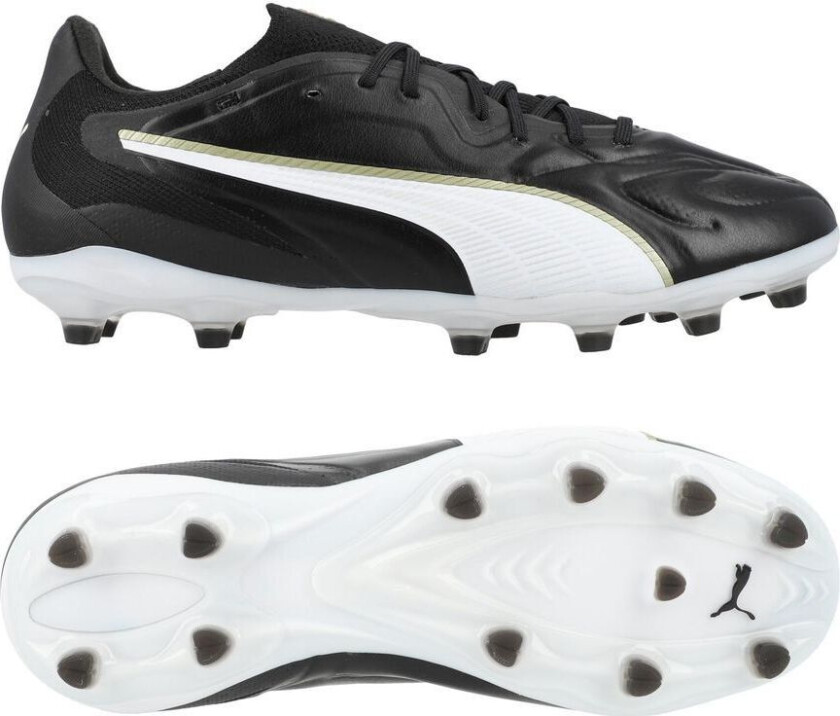 King 20 Pro Fg/ag Eclipse - Svart/ White/ Gold, størrelse 44