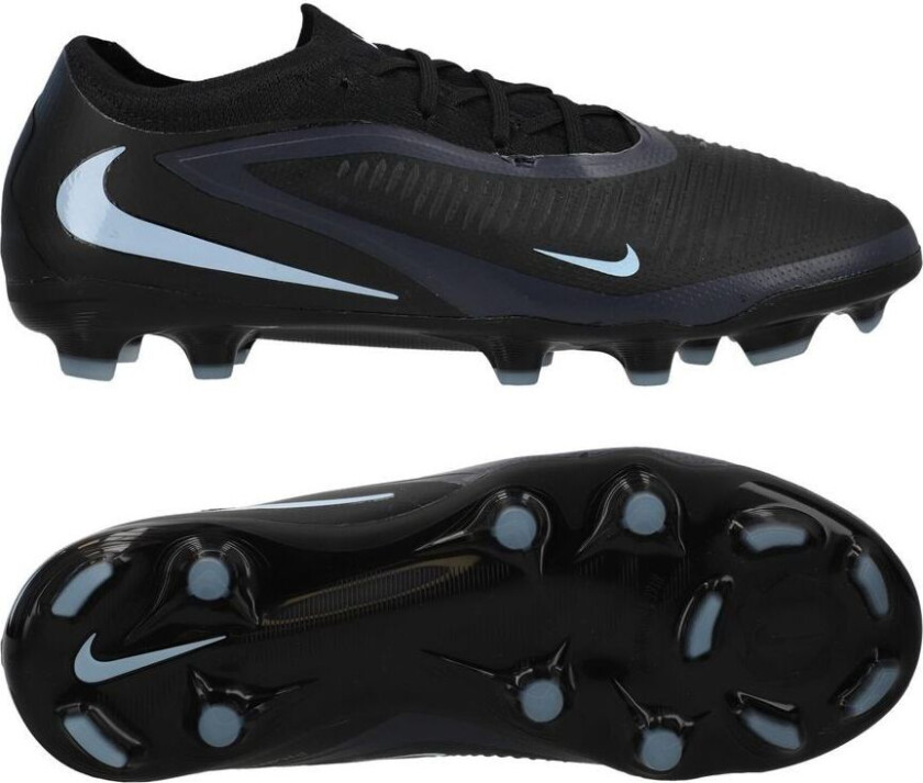 Phantom 6 Pro Low Cut MG Shadow - Svart/Isblå Barn - Multi Ground (MG), størrelse 36