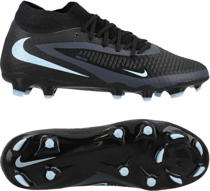 Phantom 6 Academy High Cut MG Shadow - Svart/Isblå - Multi Ground (MG), størrelse 43