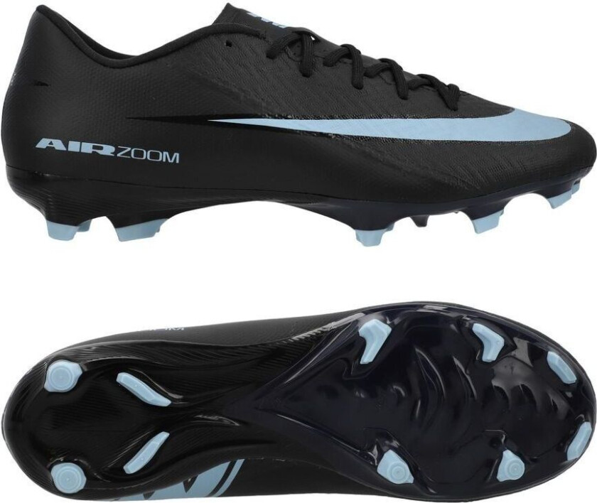 Air Zoom Mercurial Vapor 16 Academy MG Shadow - Svart/Isblå - Multi Ground (MG), størrelse 36