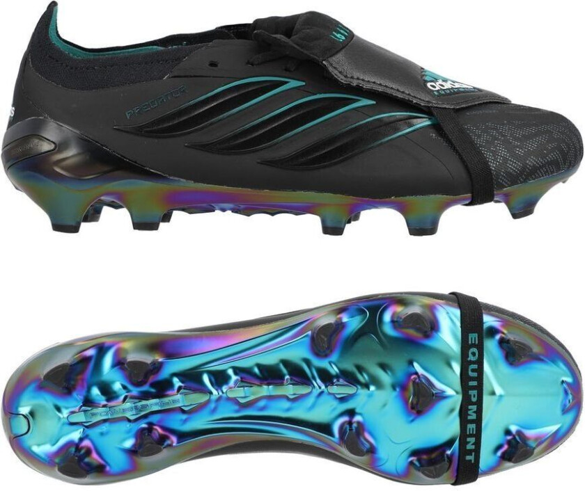 Predator Elite Fold-over Tongue FG EQT - Svart/Grønn LIMITED EDITION - Gress (FG), størrelse 45⅓
