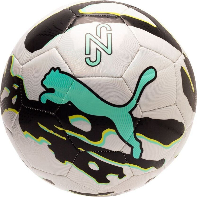 Fotball Mini Neymar Jr. Graphic - Hvit/Svart/Grønn, størrelse Mini