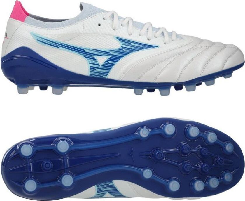 Morelia Neo Iv Beta Elite Ag Urban Electric - Hvit/turkis/rosa - Kunstgress (Ag), størrelse 39