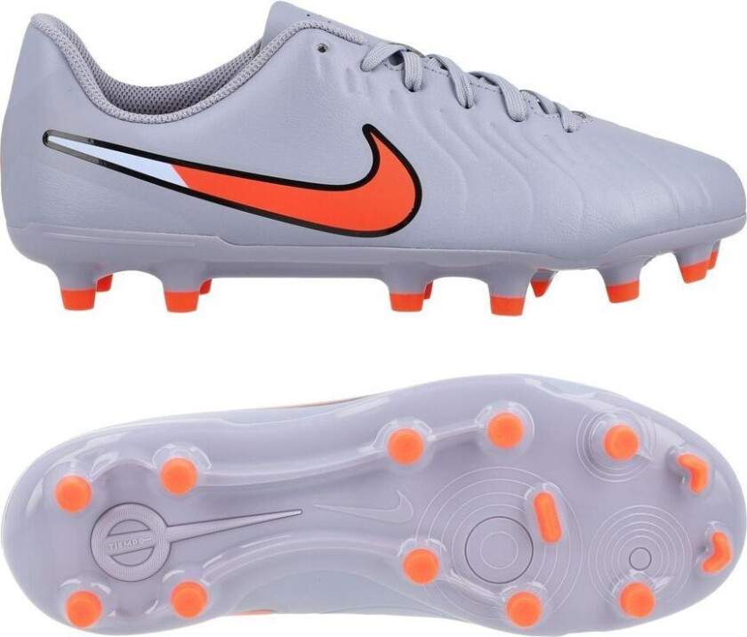 Tiempo Legend 10 Club MG Scary Good - Blå/Svart Barn - Multi Ground (MG), størrelse 37½