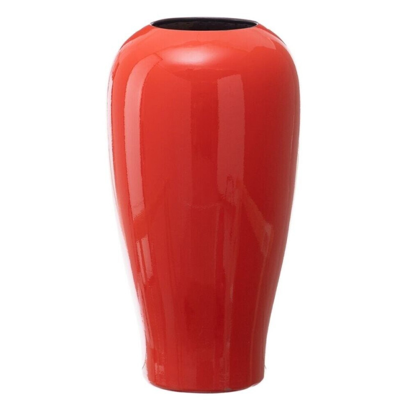 Vase 21,5 x 21,5 x 41 cm Keramisk oransje