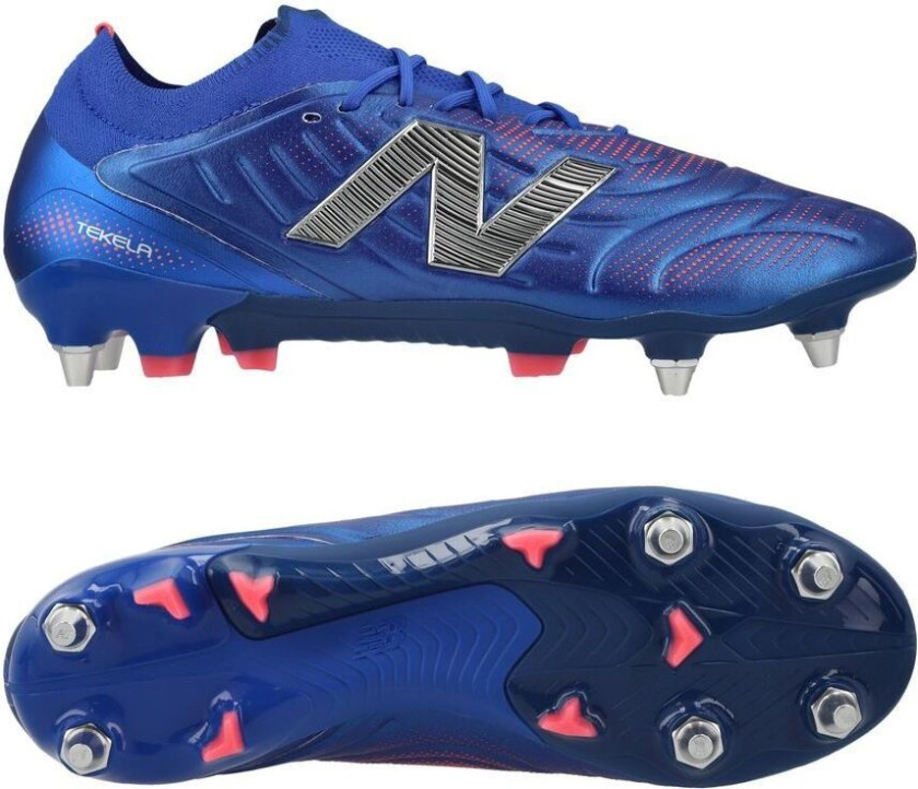 Tekela V5 Elite Low Cut SG Cause & Effect - Blå - Vått gress (SG), størrelse 41½