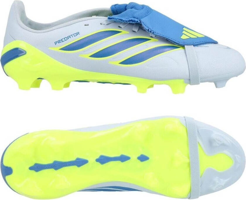 Predator League Fold-over Tongue Fg Ice Cold Precision - Crystal Sky/ray Blue/gul Barn - Gress (Fg), størrelse 28½