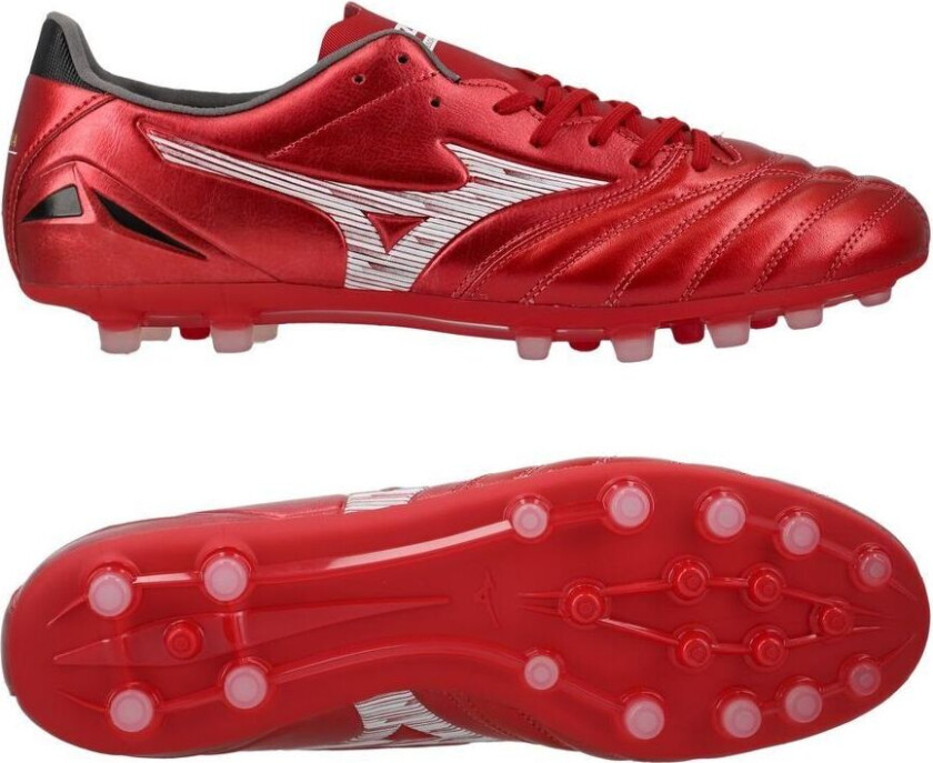 Morelia Neo IV Pro AG Ruby Red - Rød/Hvit/Svart - Kunstgress (AG), størrelse 40½