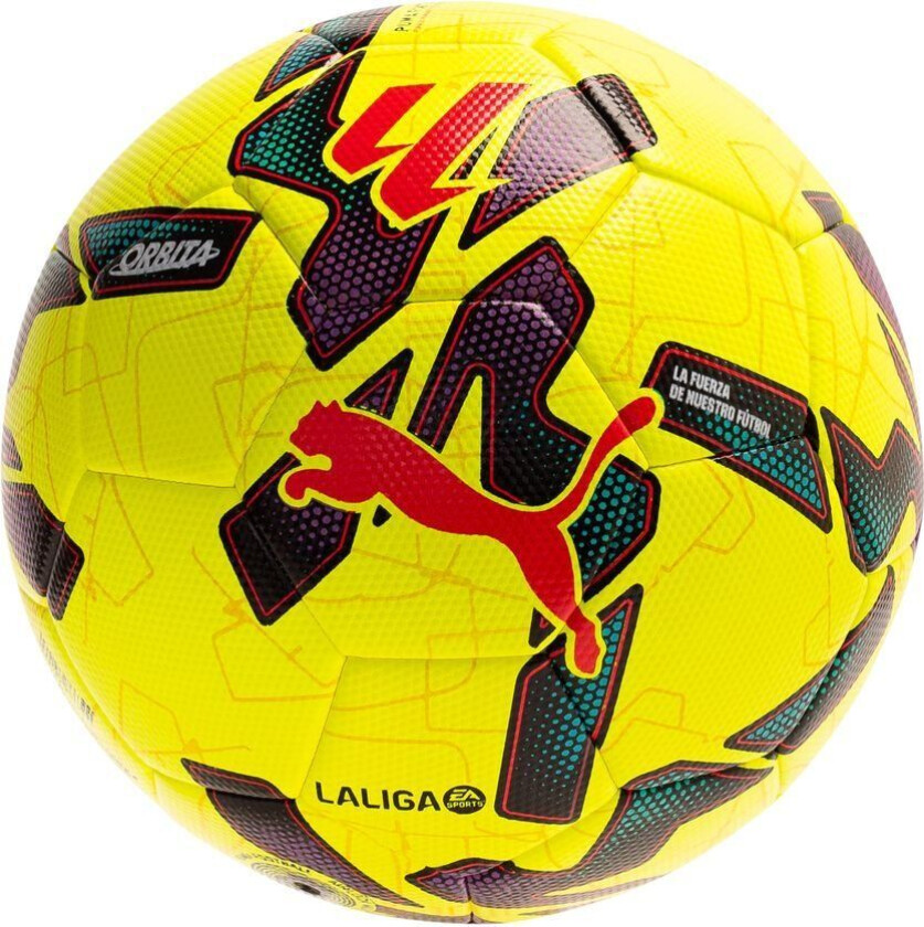 Fotball La Liga 1 Orbita Replica - Gul/multicolor, størrelse Ball SZ. 4