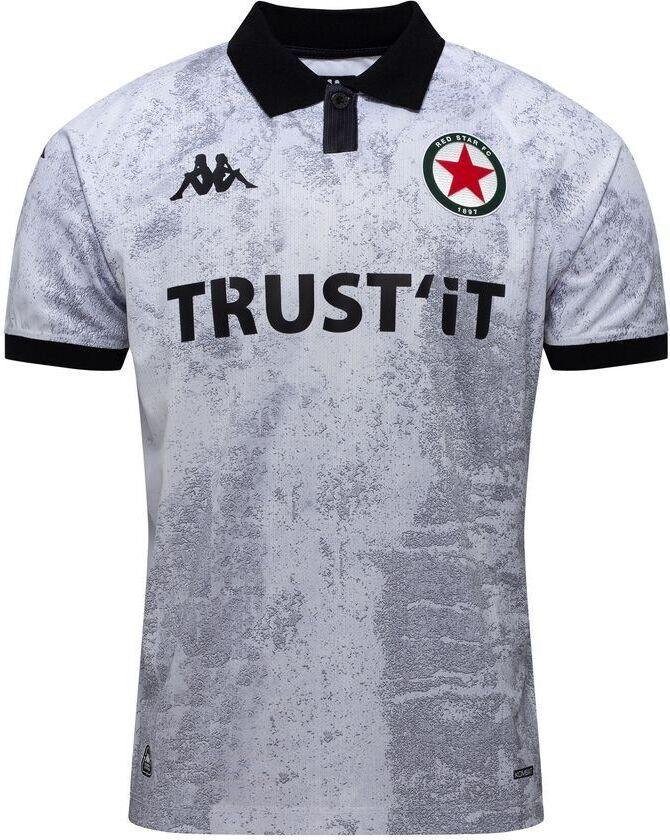 Red Star F.C. Bortedrakt 2025/26 - Kappa, størrelse Medium