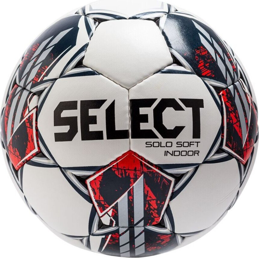 Fotball Solo Soft Indoor V23 - Hvit/svart, størrelse Ball SZ. 3